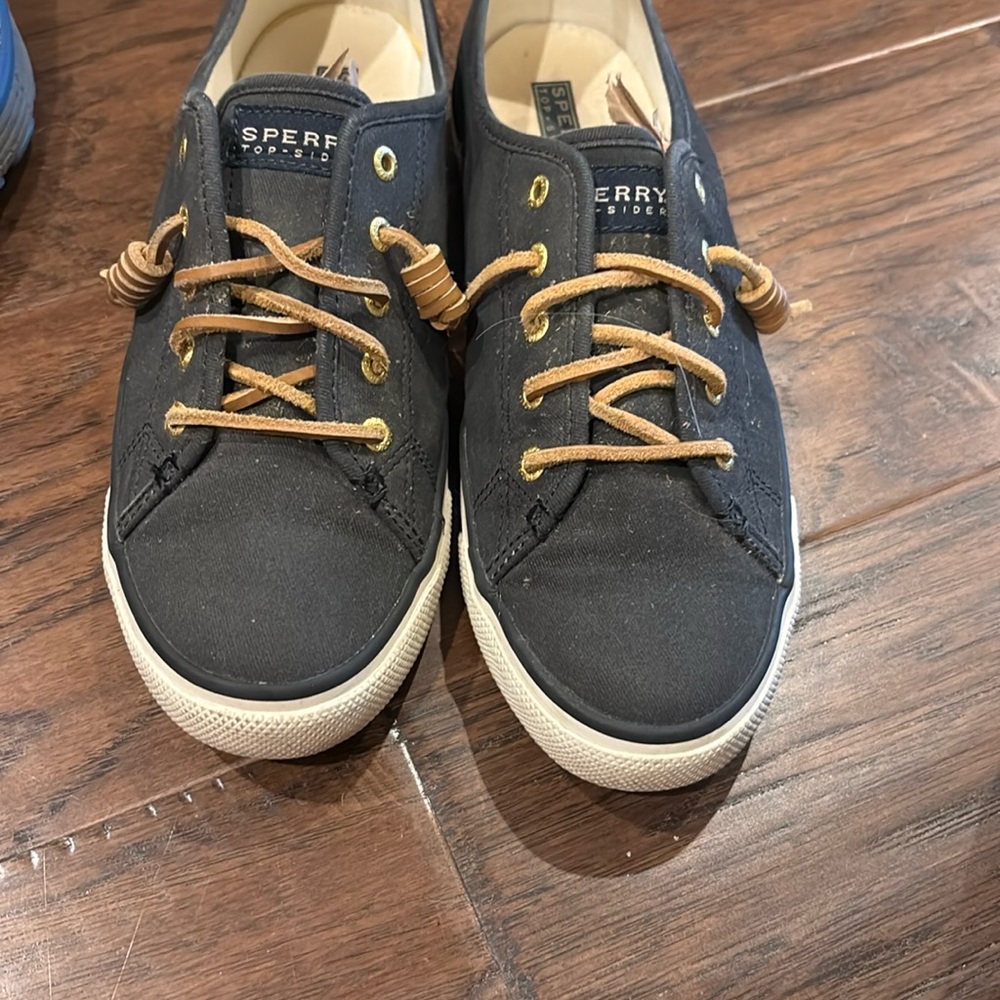 Sperry Navy Canvas Sneakers